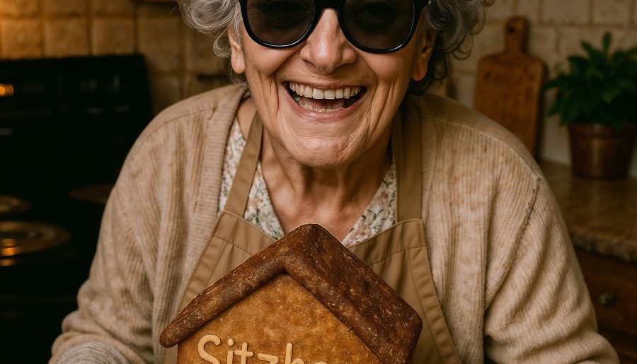 Oma Renate tanzt im Garten