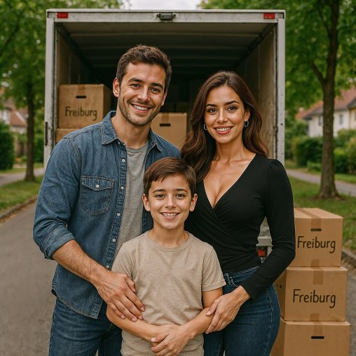 Featured image of the HelloGerman's song "Unser neues Leben in Freiburg"