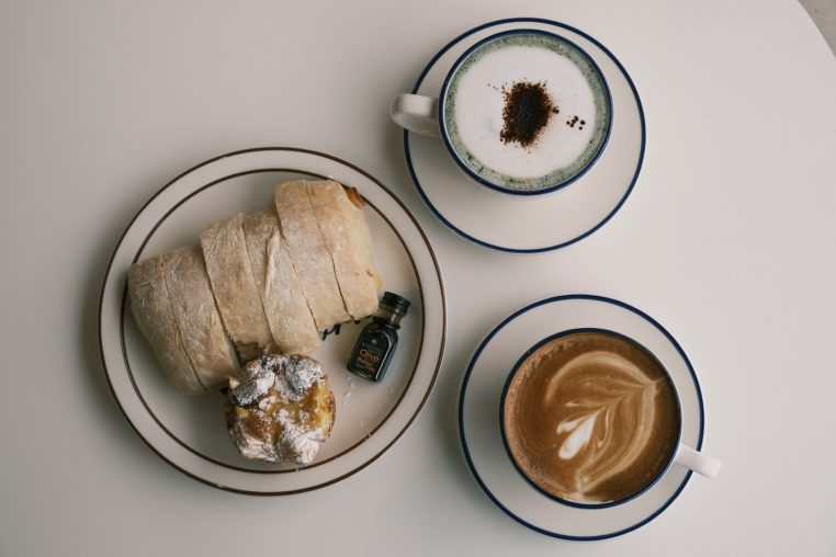 Traditional German breakfast with five types of food, showcasing an essential part of German culture