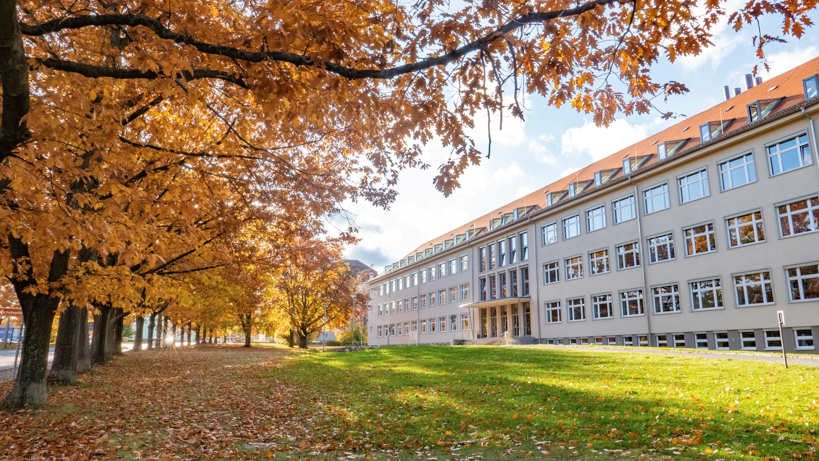 Campus view of the Technical University of Munich (TUM), the top university in Germany for engineering excellence.